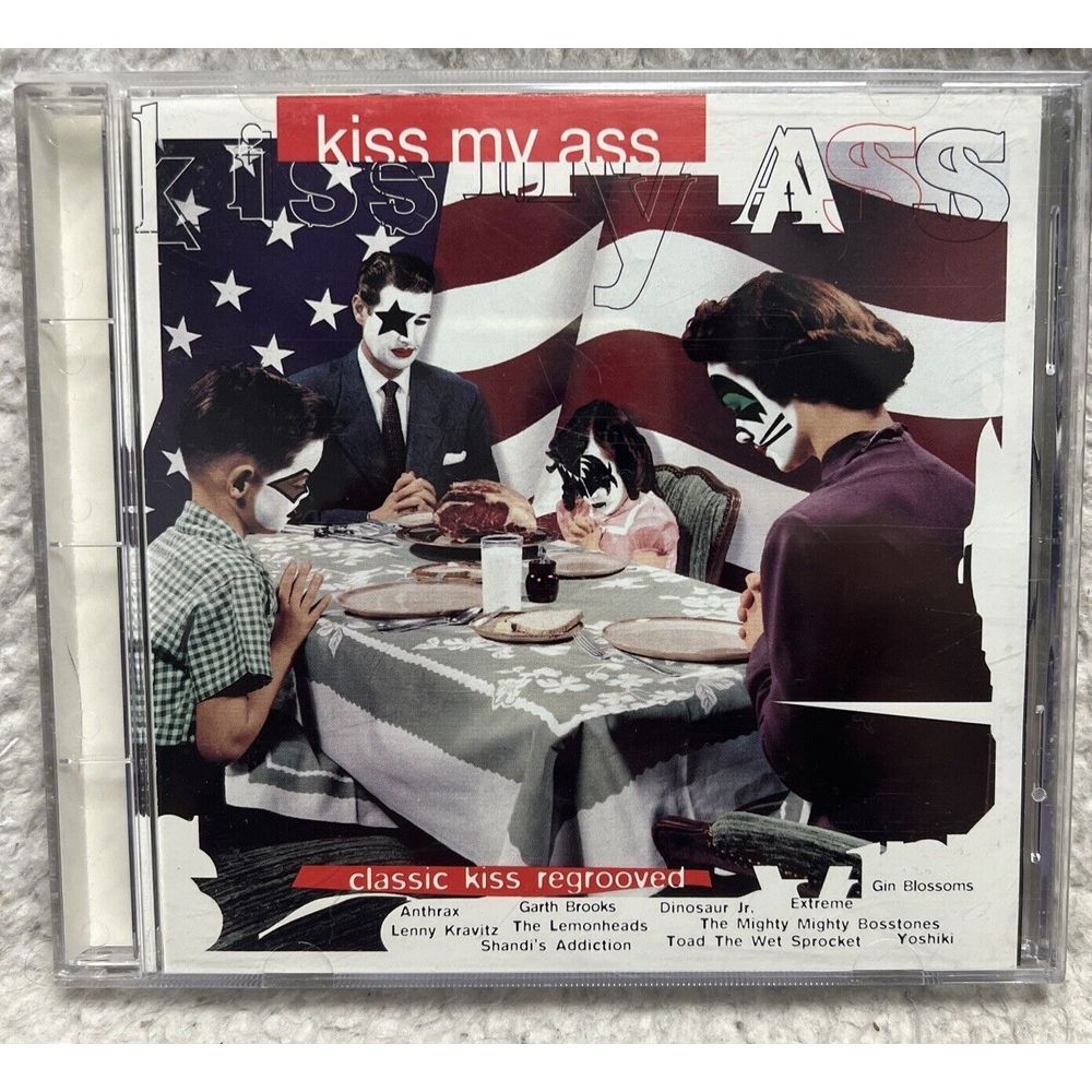 Kiss My Ass: Classic KISS Regrooved Cover Album by Various Artists CD Like New